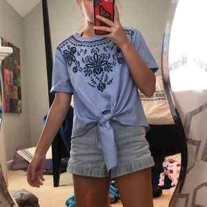 super cute embroidered shirt